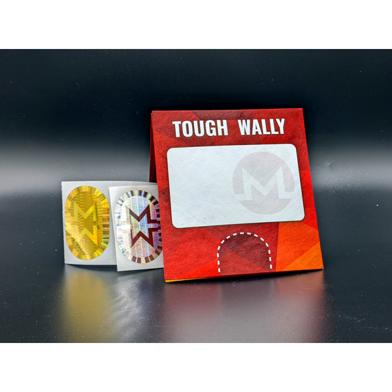 Tough Wally Monero folded back