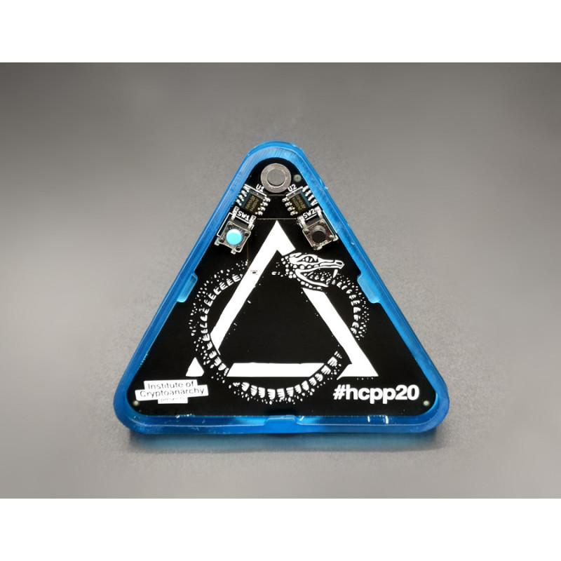 Front face of the HCPP20 badge, Digital Totality.