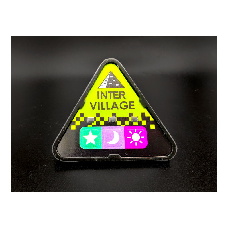 Black Matter, Intervillage Badge front Black Matter, Intervillage Badge front
