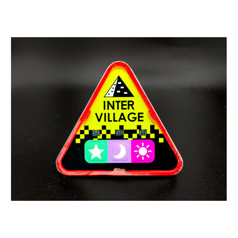 Red Attack, Intervillage Badge front Red Attack, Intervillage Badge front