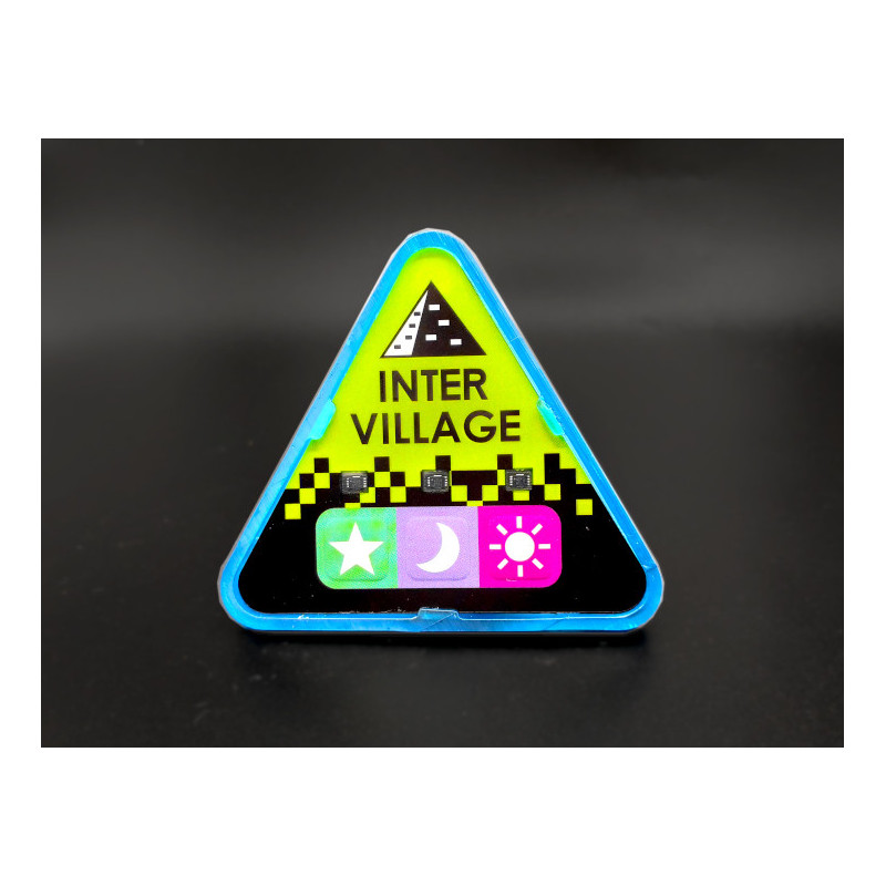 Blue Defense, Intervillage Badge front Blue Defense, Intervillage Badge front
